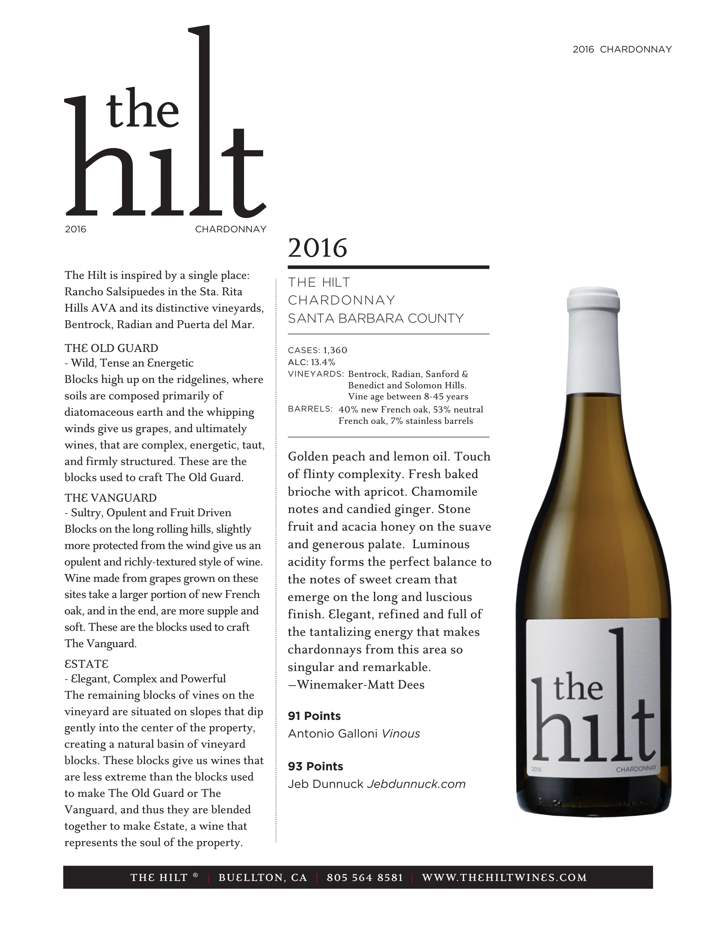 2016 The Hilt SBC Chard WIS w Btl