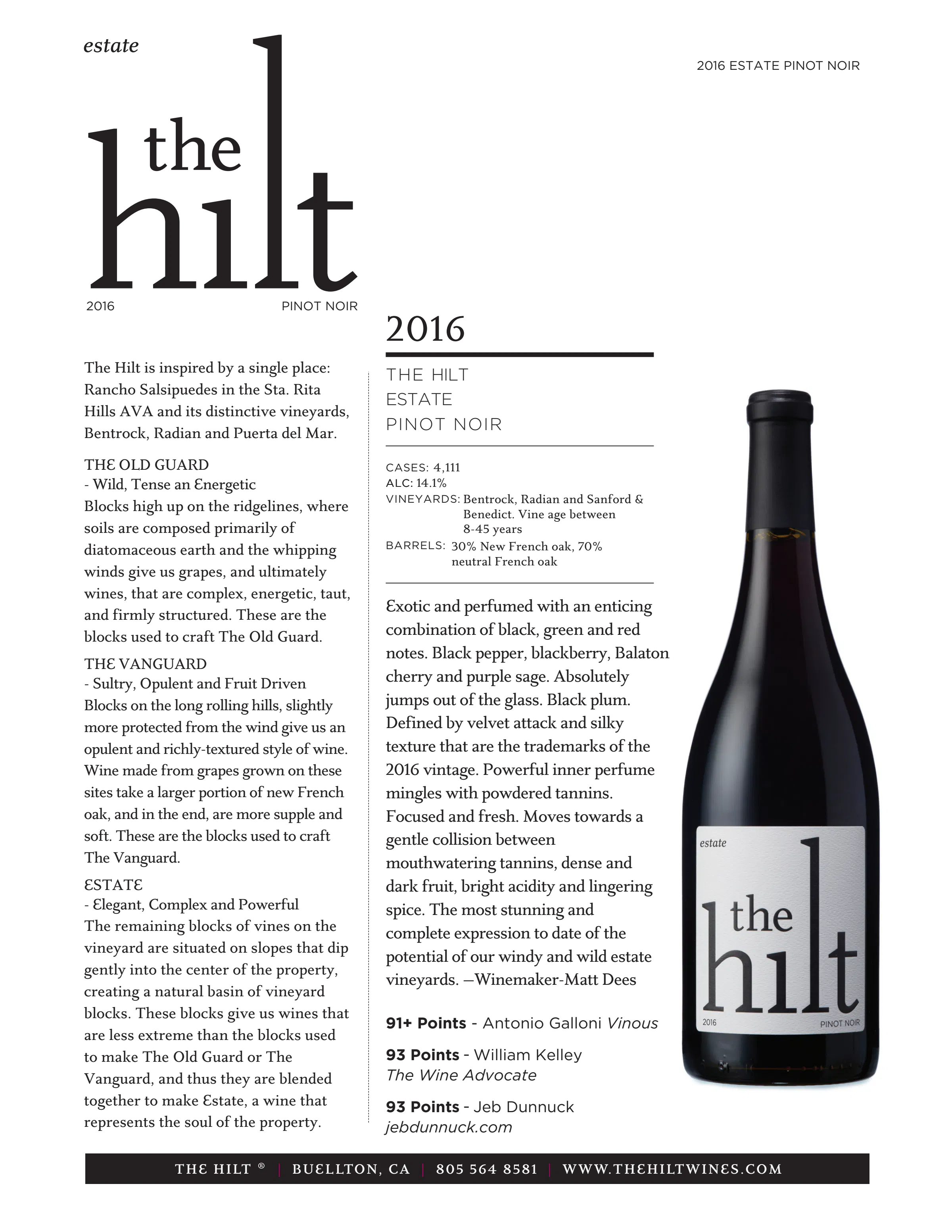 2016 The Hilt SRH PN WIS w Btl