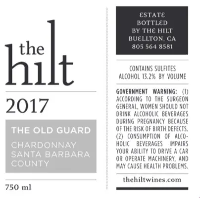 2017 Old Guard Chardonnay