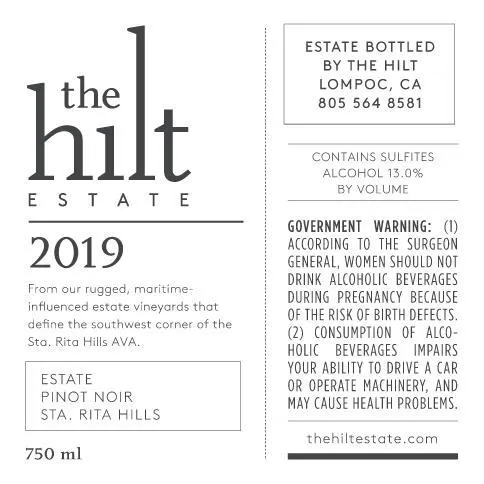 2019 The Hilt EST PNR V19 BCK 750 TTB