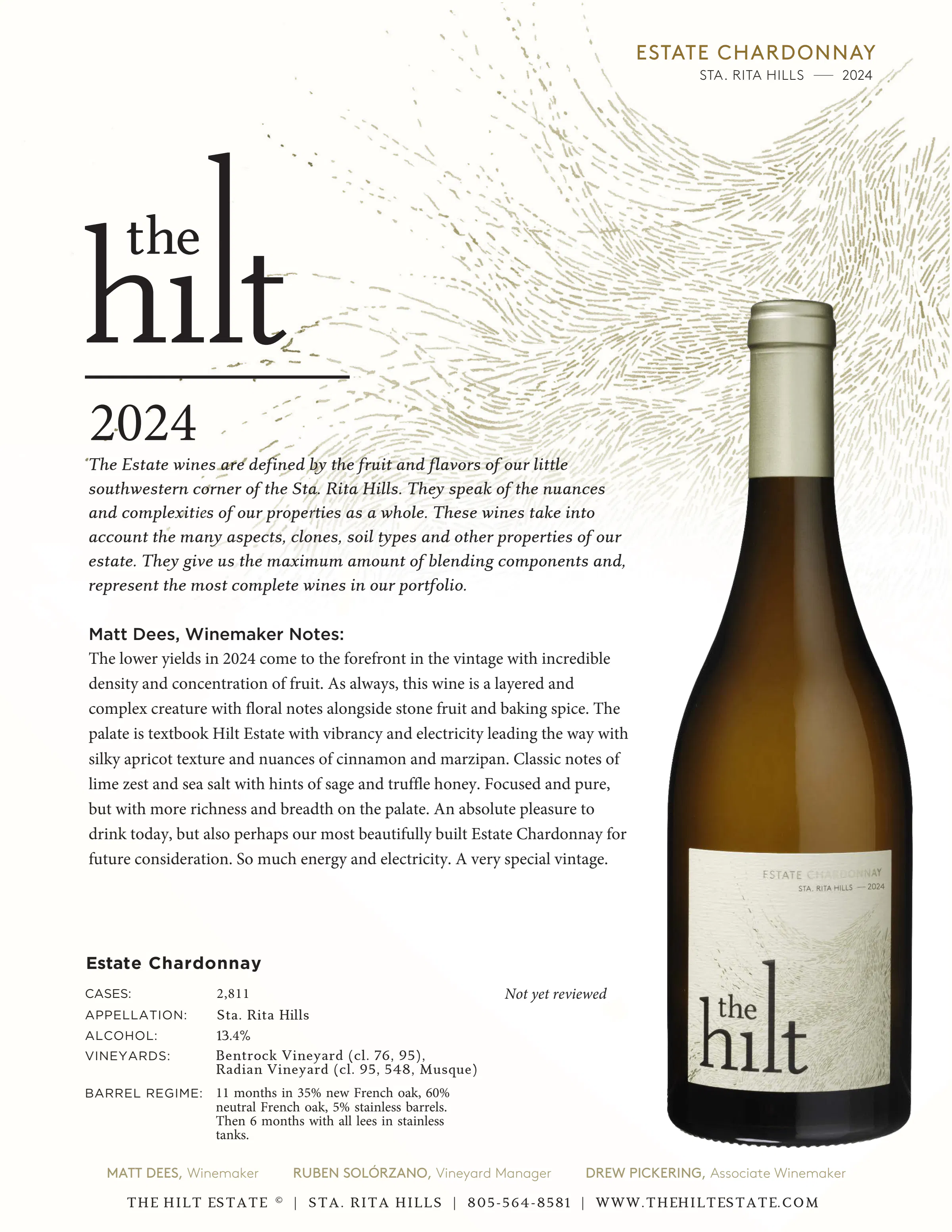 2024 The Hilt Estate Chardonnay Tasting Notes Btl Scores Final